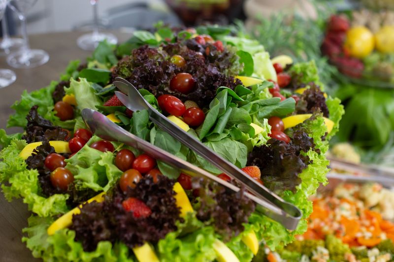 Fresh seasonal salad side